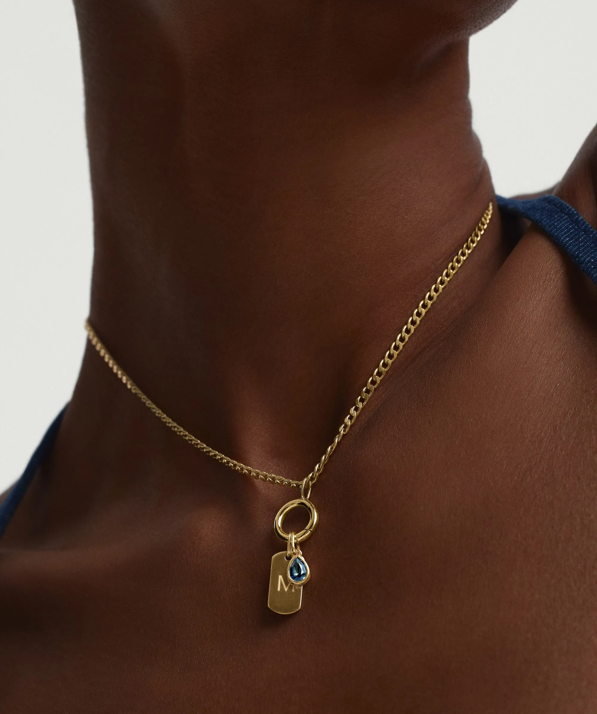 Halsketten | Mejuri Charm Enhancer 10kYellowGold