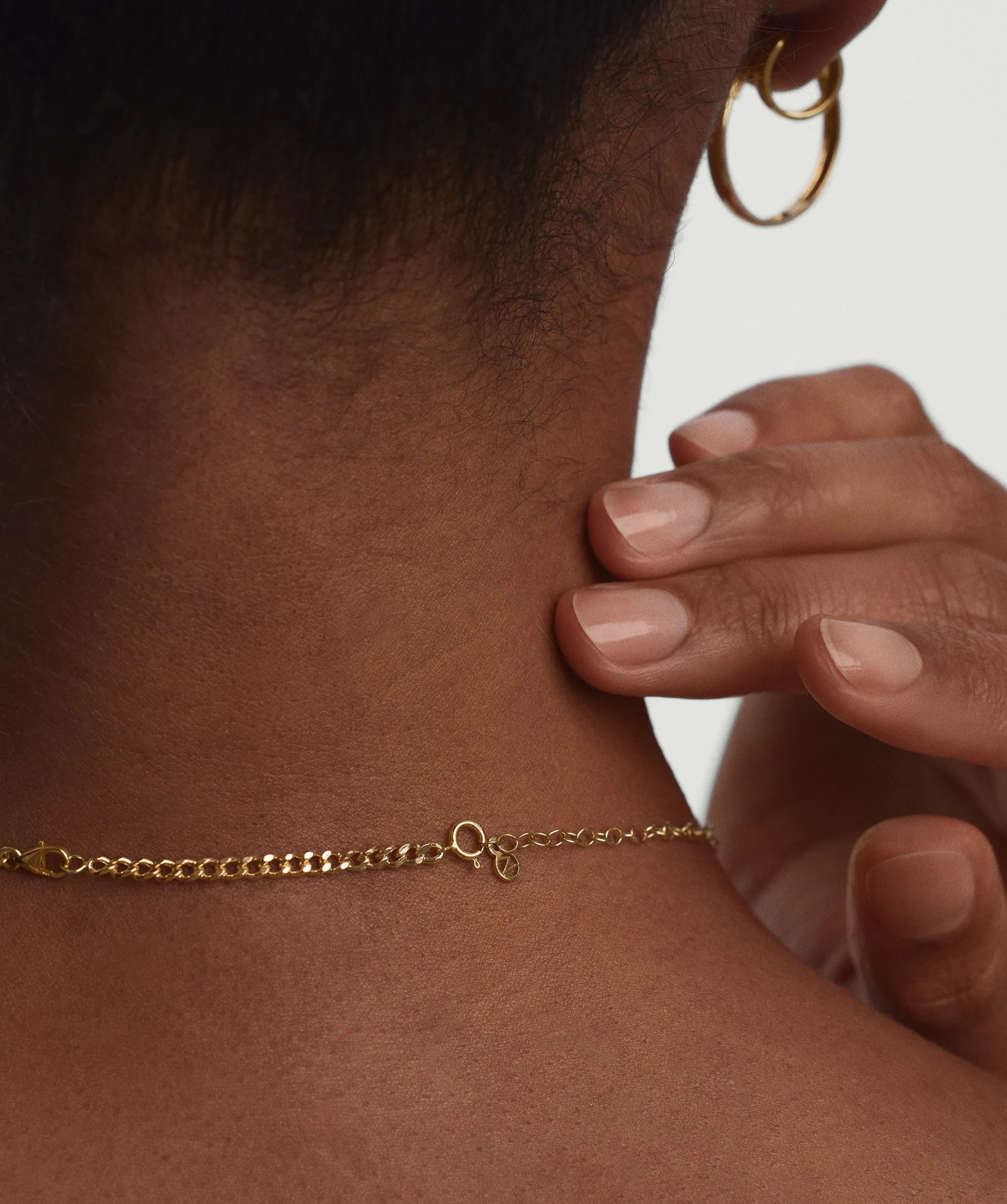Halsketten | Mejuri Curb Chain Extender 14kYellowGold
